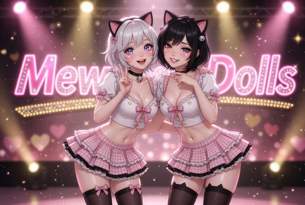 MewMew Dolls ルナ＆クロエ「かわいくてちょっとエッチな猫耳地下アイドル」